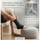 Ankle Compression Socks Foot Sleeve Plantar Fasciitis Support Neuropathy Pain