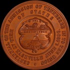 1896 Hk-275 Tennessee Centennial Andrew Jackson Dollar Pcgs Ms63bn 35mm Bronze