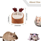 Cozy Small Pet Bed And Hammock For Hamsters  Mice  And Hedgehogs