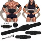 Electric Ems Muscle Strengthening   Fat Burning Stimulater Belt Gym  Ab Trainer 