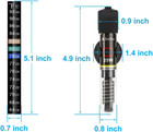Mini Aquarium Heater  25w Small Tank Heater With Thermometer Sticker