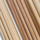 Oak Round Dowel - 36 In  X 0 25 In  - Sanded And Ready For Finishing  Wooden Rod