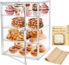 Pastry Display Case large Bakery Cookie Display Stand For Kitchen Countertop    