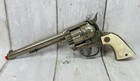 Vintage 1950s Hubley Cowboy Cap Gun Toy Pistol W  Original Leather Holster