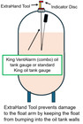 Prevents Damage To The Beckett King Oil Tank Gauge Float Arm During Installation