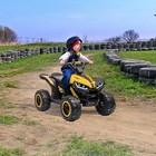 Kids Atv 4wheeler 12v Battery Powered Electric Ride On Car With Led Light Remote
