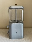 50s Oak Acorn 5 Cent Gumball Candy Vending Machine W  Key Nice
