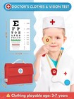 Kids Doctor Kit For Toddlers 3-5  Pretend Play Medical Set With Costume   Tools