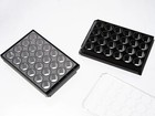  20 cs  Cellvis 24-well 1 5h Glass Bottom Black Culture Plates W lid P24-1 5h-n