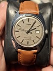 Timex Viscount 1975 Grey Dial Mens Vintage 1970s Automatic Self Winding Watch   
