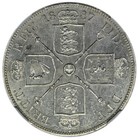 Great Britain Double Florin 1887 Ngc Ms63  victoria  Arabic 1 In Date