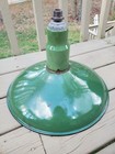 Vintage Industrial Porcelain Gas Station Light Barn Light Fixture 15 