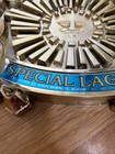 1976 Plastic Schlitz Light Beer Special Lager Sign - Excellent Condition 21x11