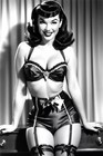 Vintage Bettie Page Photo 4880 Oddleys Strange   Bizarre