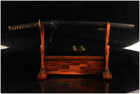 Koshirae Katana Tsuka Saya W wooden Blade Japanese Sword Fitting Edo Antique
