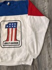Vintage 1970s Harley Davidson Number One Sweatshirt Rare