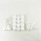 Lot Of Assorted Floracraft Styrofoam Balls Small Medium Large For Crafts
