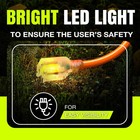 200ft Outdoor indoor Extension Cord 14 3 Gauge Heavy Duty 3 Prong Sjtw  Water   