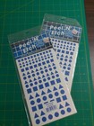 2x Glass Etch Etching Stencil Square Circle Triangle Graphic Armour Products New