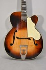 Circa 1955 Kay K-21 Sunburst Finish Vintage Archtop Guitar W hsc