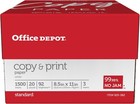 Copy Print Paper  8 1 2in  X 11in   20 Lb  Bright White  500 Sheets Per Ream  Ca