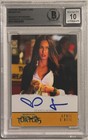 Megan Fox Signed Ninja Turtles April Custom Trading Card Beckett Witness Auto 10