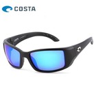 Costa Del Mar Blackfin Matte Black  Blue Mirror Polarized 580p Sunglasses