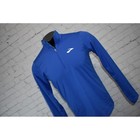 Brooks Running 1 4 Zip Pullover Mens Small Blue Long Sleeve Gym Workout Shirt