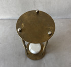 Antique Working Brass   Glass  hourglass Sand Timer App 10 1 2    30 Minute