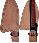 Western Horse Saddle Replacement Leather Fenders Pair Set For Adult Horse