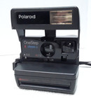 Vintage Polaroid One Step Close Up Flash 600 Instant Film Camera W  Bag Tested