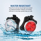 4pack Usb Rechargeable Led Bicycle Light Headlight Bike Front Rear Lamp Cycling 
