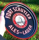 Hard To Find Vintage Fort Schuyler 12  Beer Tray - Utica Brewing Co   Utica  Ny