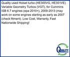 2881704 Holset Turbo Cummins Isb 6 7 2010   3791743  5325900  3789475