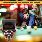 Billiard Balls Set 16 Pool Table Balls  black Marble Premium 
