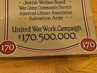 Original Ww1  united We Serve  War Work Campaign Poster Ymca - Knights Columbus