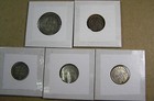 Newfoundland Lot Of 5 Silver Coins 5c  10c  25c   1908 To 1942