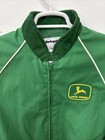 Vtg John Deere Trucker Farm Work Field Chore Jacket Coat Mens Medium Tractor