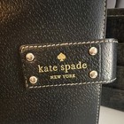 Kate Spade New York Black Leather  Personal Size Organizer Planner Ring Binder