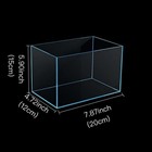 Small Nano Rimless Tank  Clear Glass Fish Tank  1 1 Gallon  7 8x5 5x5 9inch 2   