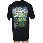 Bon Jovi The Lost Highway Tour 2008 T Shirt Sz L Black 2-sided Concert Music