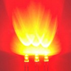 Clear Red Led 5mm T1-3 4 620-625nm Super Bright Transparent - 10x 25x 50x Pkg