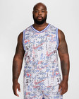Nike Dna Men s Dri-fit Basketball Jersey White Red Blue Size S Xl 2xl Fz0690-100