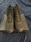 Under Armour Men   s Tactical Boots Black Solid Lace-up Uninsulated