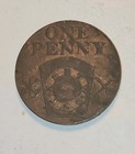 Rare Masonic Token One Penny Keystone Chapter Buffalo Ny Vintageadd  vg