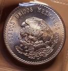 1948 Mexico Silver 5 Pesos Cuauhtemoc
