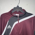 Adidas Clima365 Men s Xl 1 4 Zip Mock Neck Long Sleeve Jacket Pockets