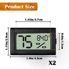 Bearded Dragon Tank Accessories  2pcs Reptile Terrarium Thermometer And Humidity