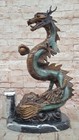 Bronze Sculpture Chinese Feng Shui Symbol Power And Strength Hot Cast Figurine