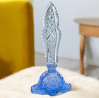 Art Deco Sapphire Czech Crystal Perfume Bottle